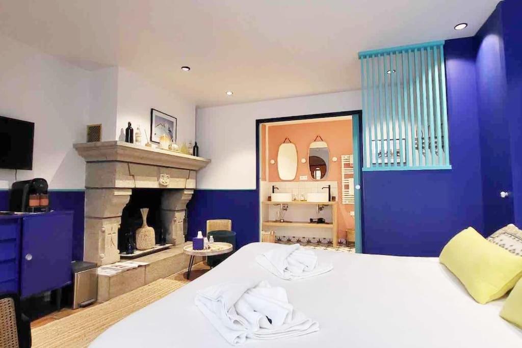 Chambre Majorelle - Rdc - Plage 50M - Rue Gratuite Saint-Malo Exterior foto